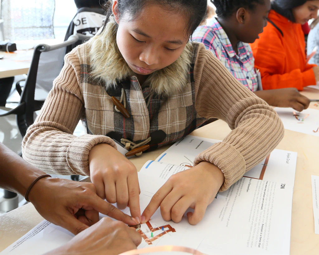 Young girl at STEAM Camp