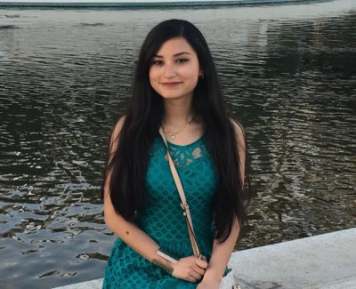 Leslie Arroyo 2017-2018 Teen Advisors (half body shot and green water in the background)