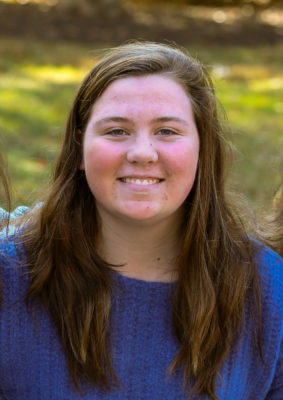 Mary Di Martino 2017-2018 Teen Advisors (upper body head shot with greenery background)