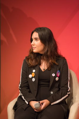 Rebecca Fairweather 2018-2019 Class Teen Advisors headshot (side face)