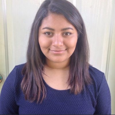 Vanessa Valdez_ 2015-2016 Teen Advisors close angle headshot) a teen girl with her smiley face facing the camera