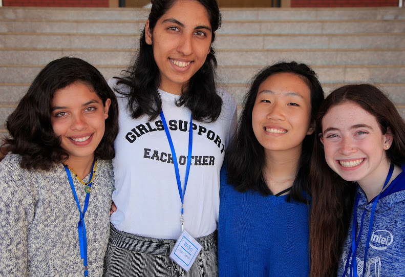 WiSci camp 4 girl up girls picture with big smile