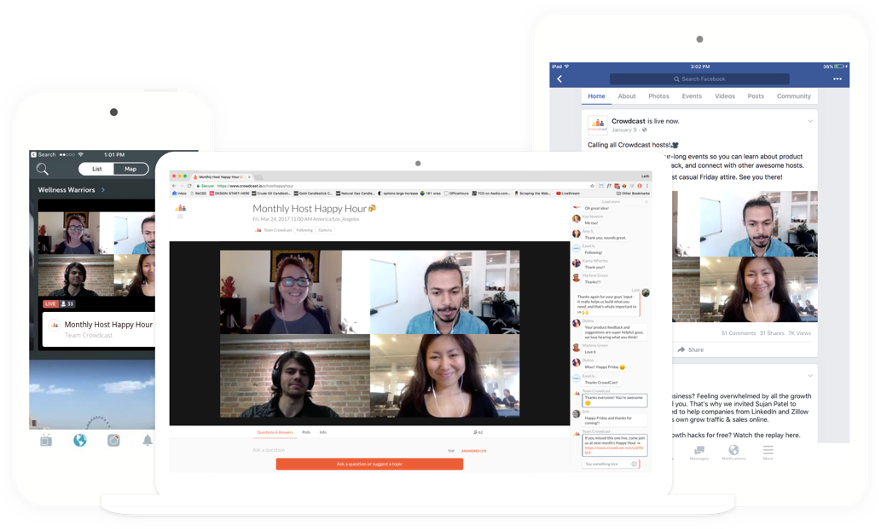 Image result for crowdcast io